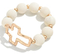 Beaded Cross Bracelet